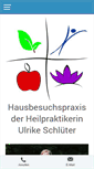 Mobile Screenshot of heilpraktikerin-schlueter.de
