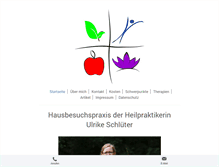 Tablet Screenshot of heilpraktikerin-schlueter.de